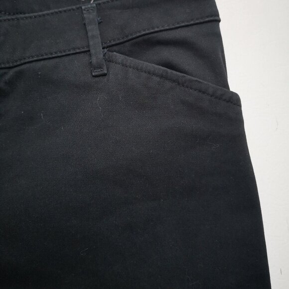 Lee Petite Ladies Size 8S Relaxed Fit Mid Rise Straight Leg Black Jeans - Picture 6 of 12